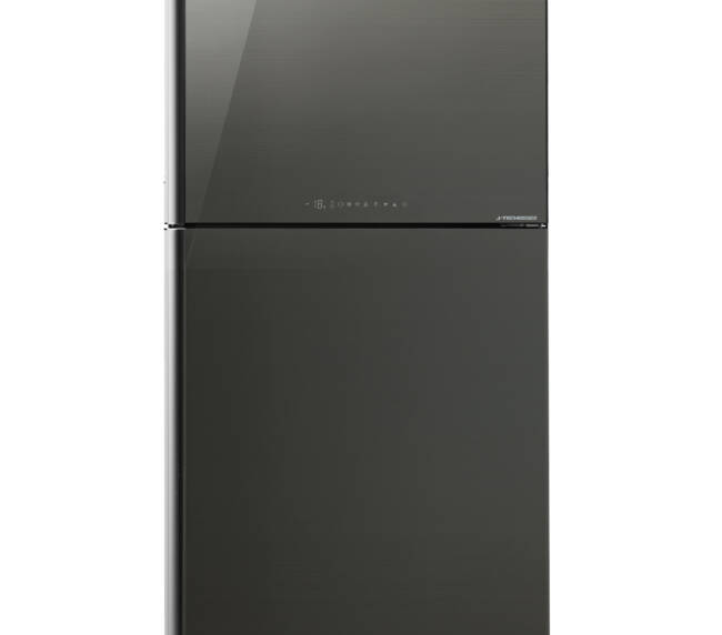 SHARP J-Tech Inverter Refrigerator 594 Liter Silver Door A++