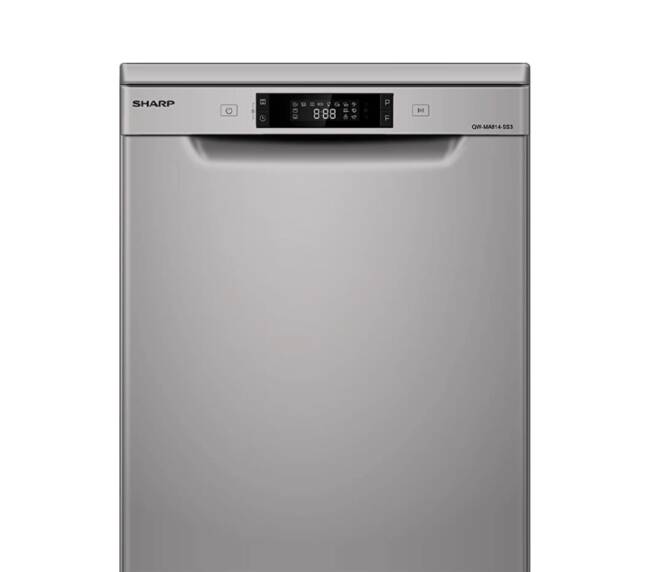 SHARP Dishwasher 14 Set of 8 Programs A++ Stainless Steel