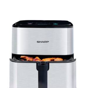 SHARP Air Fryer 7 Liter 1650 Watt Stainless Steel
