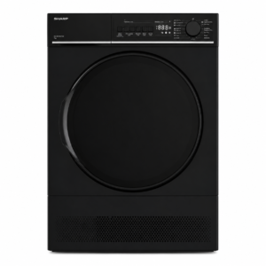 SHARP Dryer 9 Kg Condenser Black