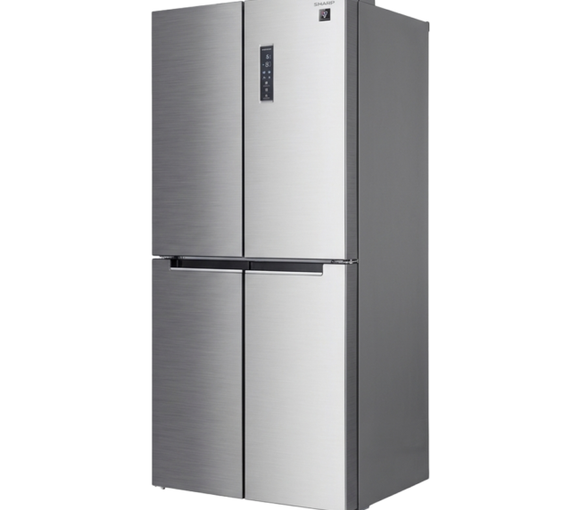 SHARP Refrigerator 4 Doors 560 Liter Stainless