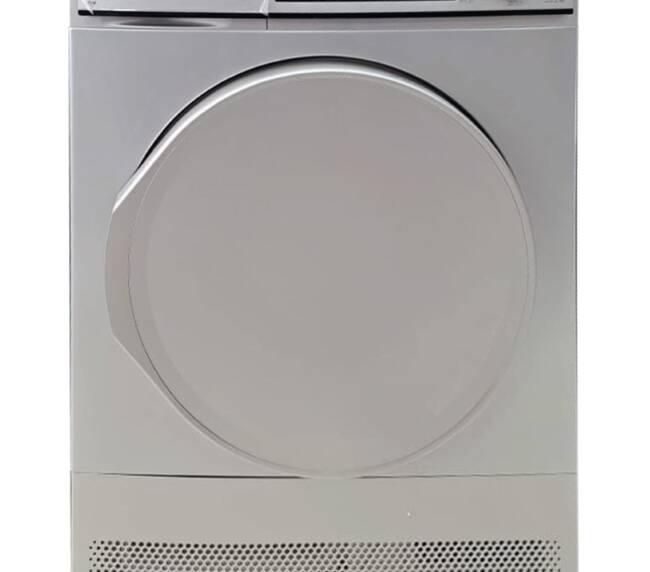 SHARP Dryer 9 Kg Silver Condenser