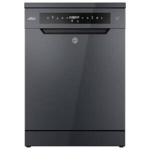 HOOVER Dishwasher 14 Set 3 Baskets 10 WiFi Programs Dark Silver